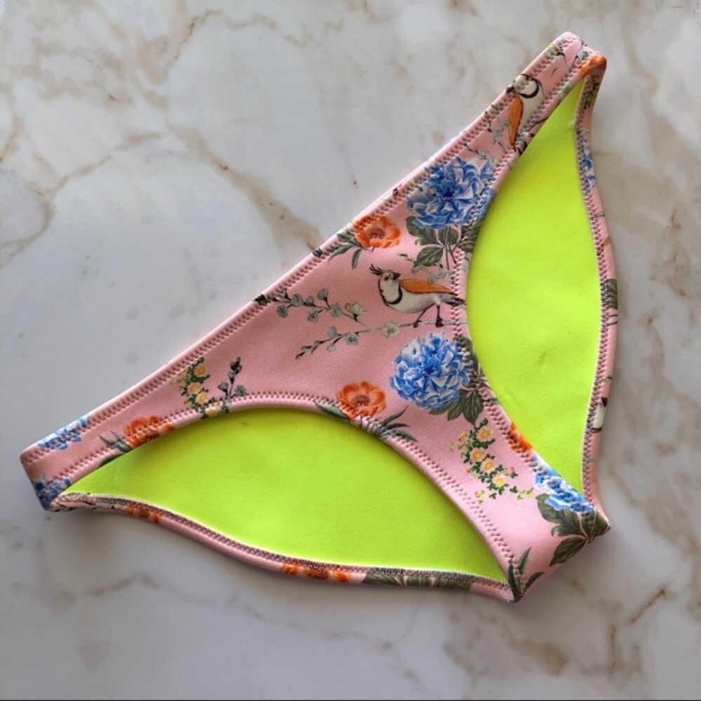 Triangl Lola Rose Floral Bikini Bottom Sz XL